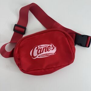 Rare Raising Canes Chicken Fanny Pack Waist Bag Belt Bag Collectible Red
